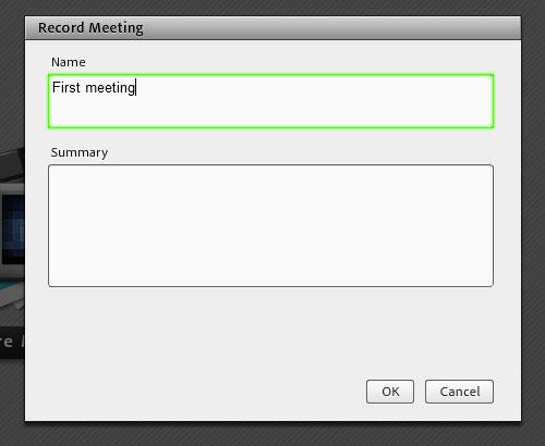 adobe connect record